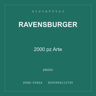 Ravensburger 2000 pz Arte — pezzo