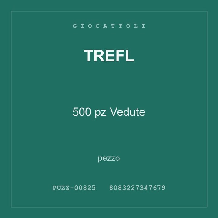 Trefl 500 pz Vedute — pezzo