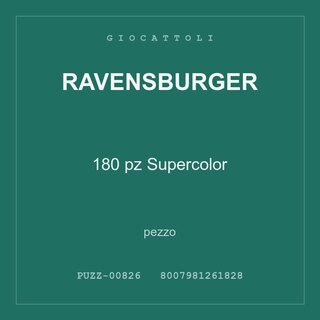 Ravensburger 180 pz Supercolor — pezzo
