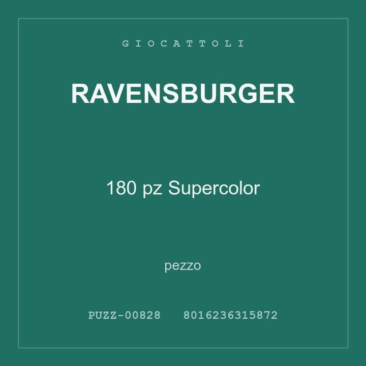 Ravensburger 180 pz Supercolor — conf. 2 pz