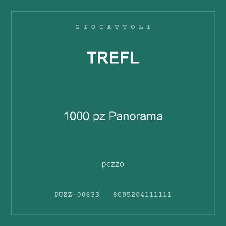 Trefl 1000 pz Panorama — conf. 2 pz