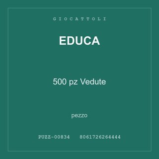 Educa 500 pz Vedute — pezzo