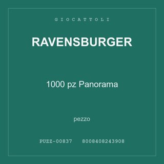 Ravensburger 1000 pz Panorama — pezzo
