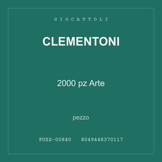 Clementoni 2000 pz Arte — pezzo
