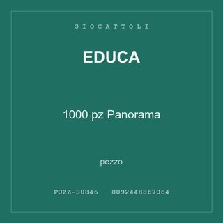 Educa 1000 pz Panorama — pezzo