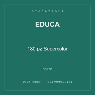Educa 180 pz Supercolor — pezzo