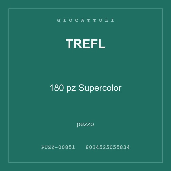 Trefl 180 pz Supercolor — conf. 3 pz