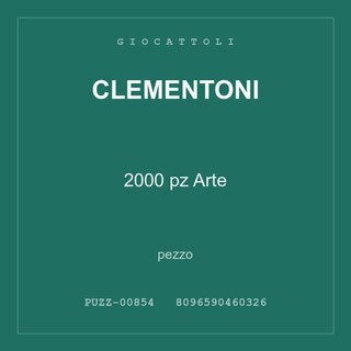 Clementoni 2000 pz Arte — conf. 4 pz
