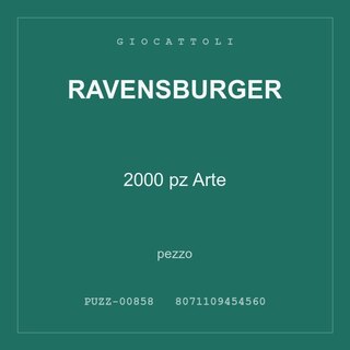 Ravensburger 2000 pz Arte — conf. 3 pz