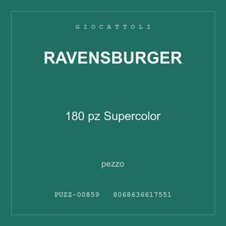 Ravensburger 180 pz Supercolor — conf. 4 pz