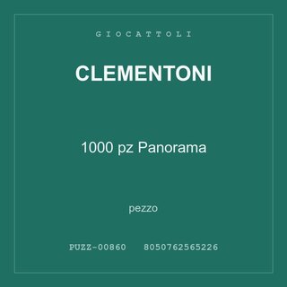 Clementoni 1000 pz Panorama — conf. 4 pz