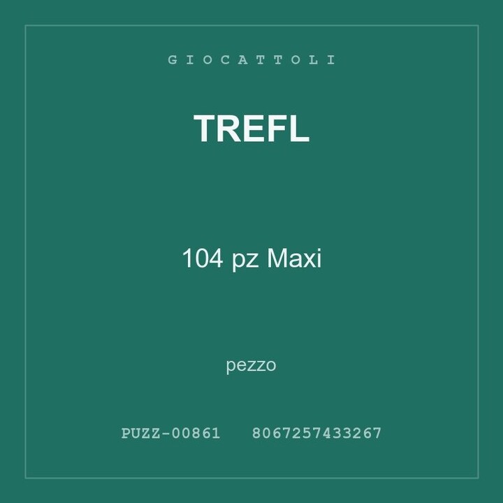 Trefl 104 pz Maxi — conf. 3 pz