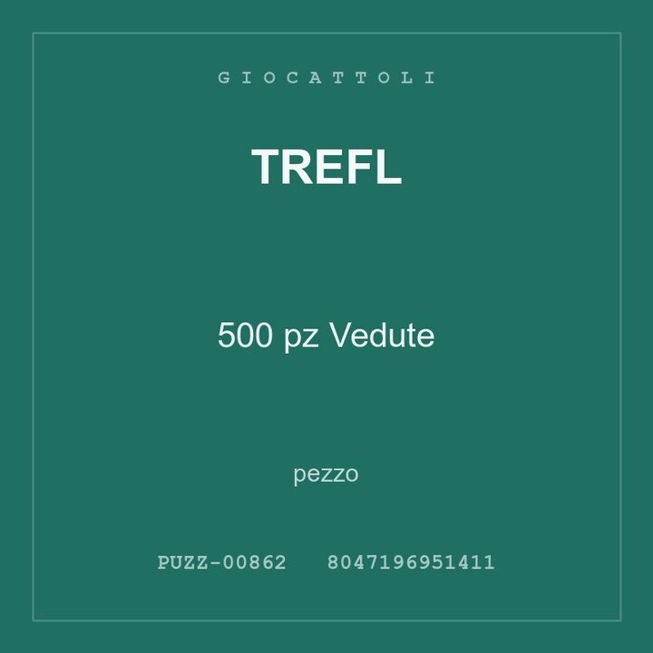 Trefl 500 pz Vedute — conf. 3 pz