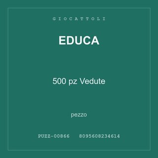 Educa 500 pz Vedute — conf. 3 pz