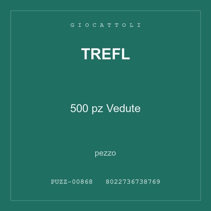 Trefl 500 pz Vedute — conf. 6 pz