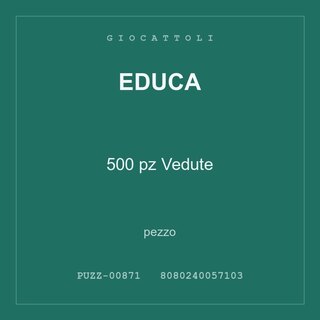 Educa 500 pz Vedute — conf. 4 pz