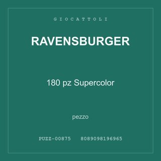 Ravensburger 180 pz Supercolor — conf. 6 pz