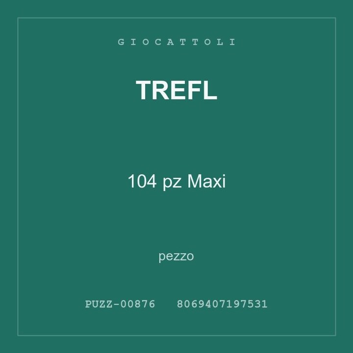 Trefl 104 pz Maxi — conf. 4 pz