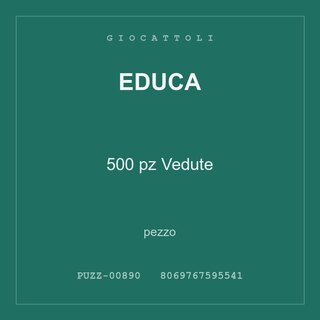 Educa 500 pz Vedute — conf. 6 pz