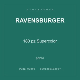 Ravensburger 180 pz Supercolor — conf. 12 pz