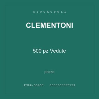 Clementoni 500 pz Vedute — conf. 3 pz