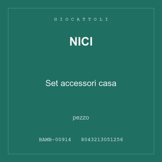 Nici Set accessori casa — pezzo