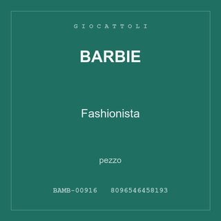 Barbie Fashionista — pezzo