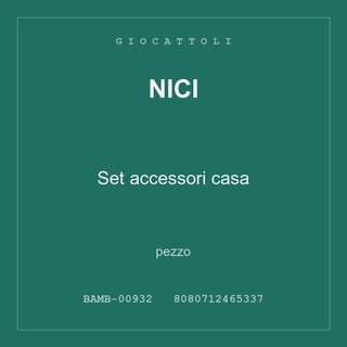 Nici Set accessori casa — conf. 2 pz