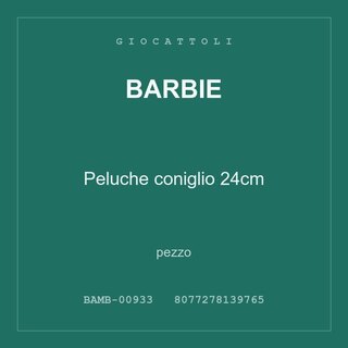 Barbie Peluche coniglio 24cm — pezzo