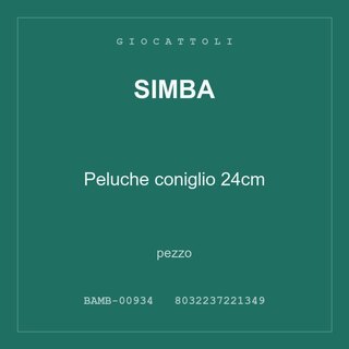 Simba Peluche coniglio 24cm — pezzo