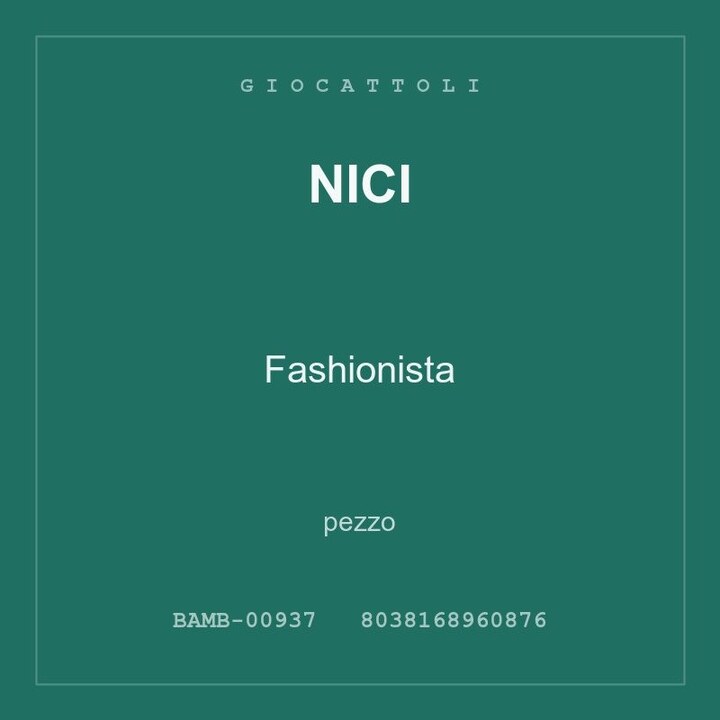 Nici Fashionista — conf. 2 pz