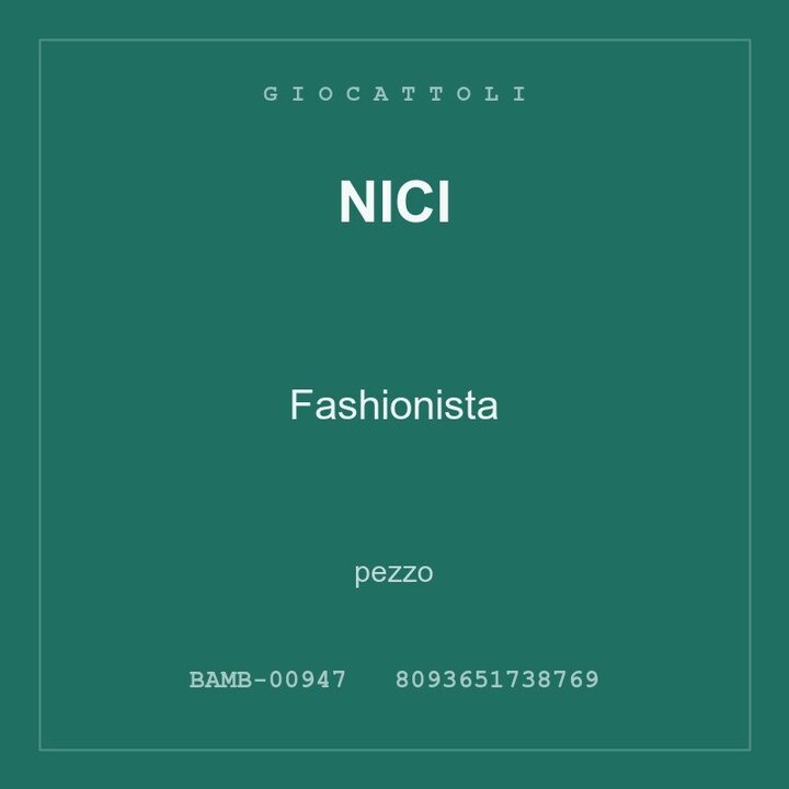 Nici Fashionista — conf. 3 pz