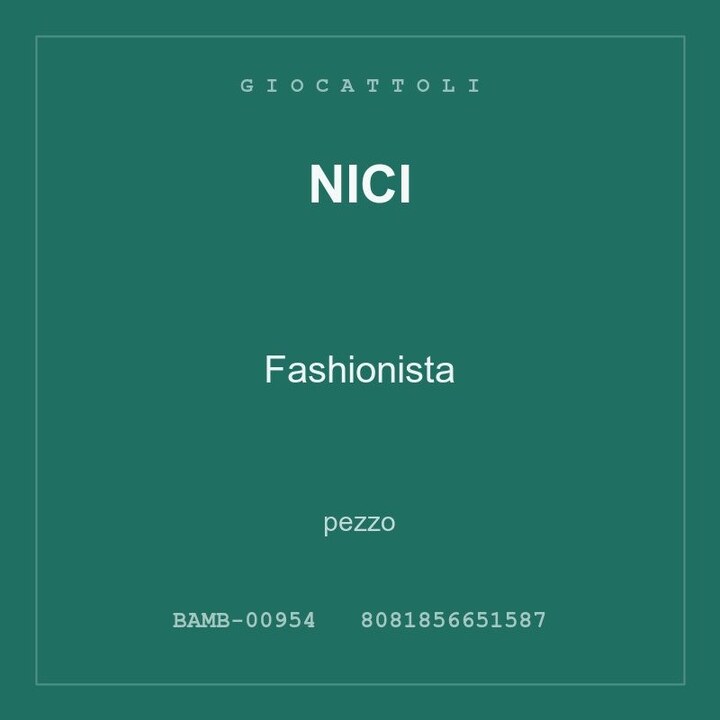 Nici Fashionista — conf. 6 pz