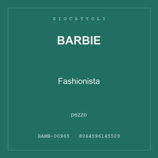 Barbie Fashionista — conf. 2 pz
